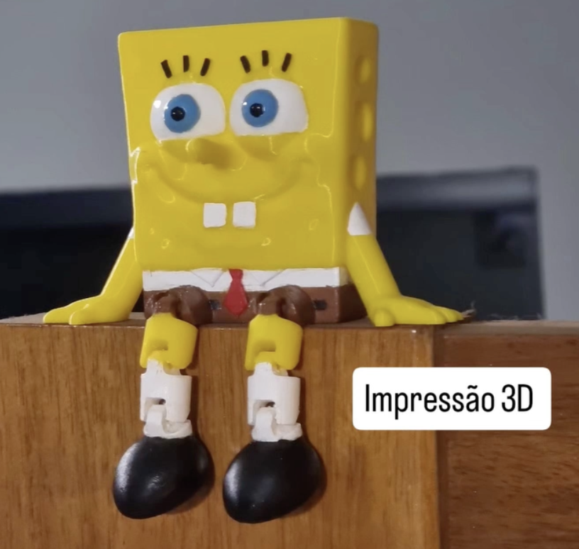 Bob Esponja impressão 3D
